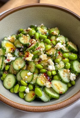 Spicy Cucumber Edamame Salad