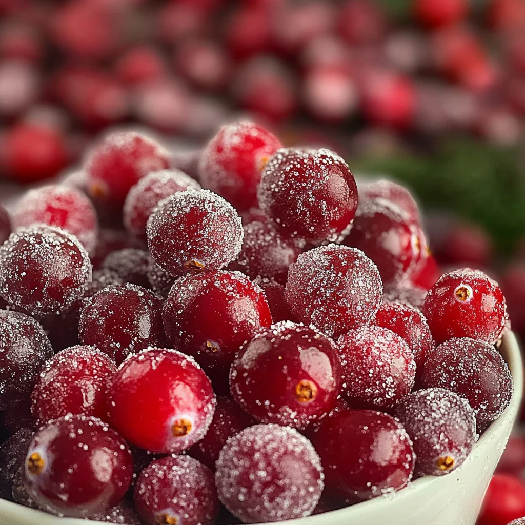 Sugared Cranberries Recipe