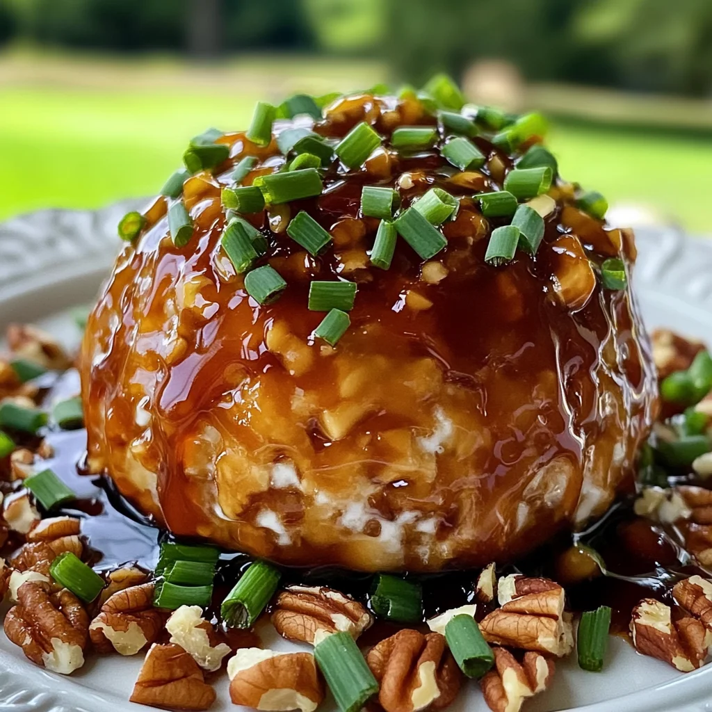 Sweet and Spicy Pepper Jelly Cheeseball