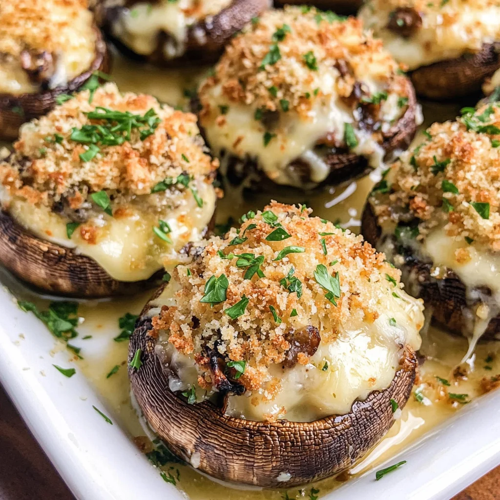 Tasty Olive Garden Stuffed Mushrooms