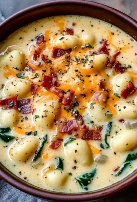 Bacon Cheddar Gnocchi Soup