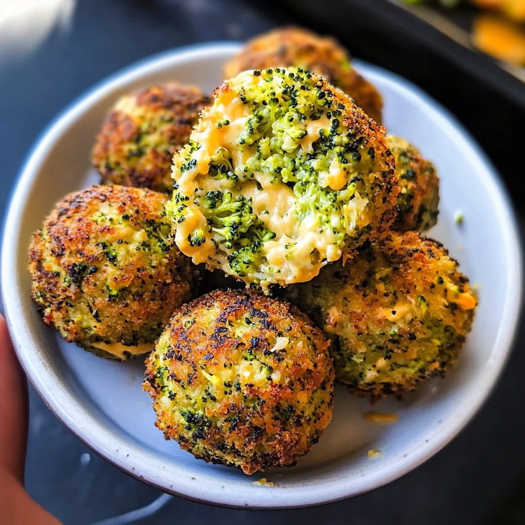 Baked Broccoli Cheese Balls