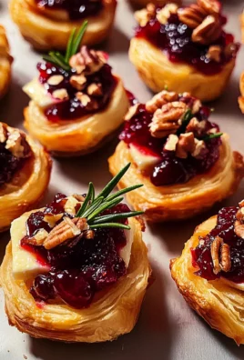 Baked Cranberry Brie Bites