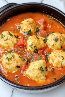 Best Tomato Soup with Cheddar Bay Dumplings