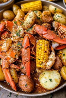 Cajun Seafood Boil with Garlic Butter Sauce