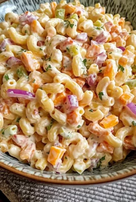 Cheddar Sour Cream Macaroni Salad Recipe
