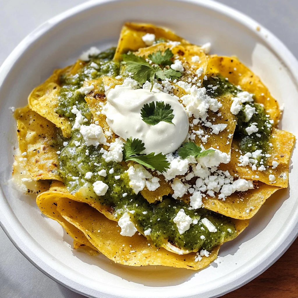 Chilaquiles Verdes (Green Chilaquiles) Recipe