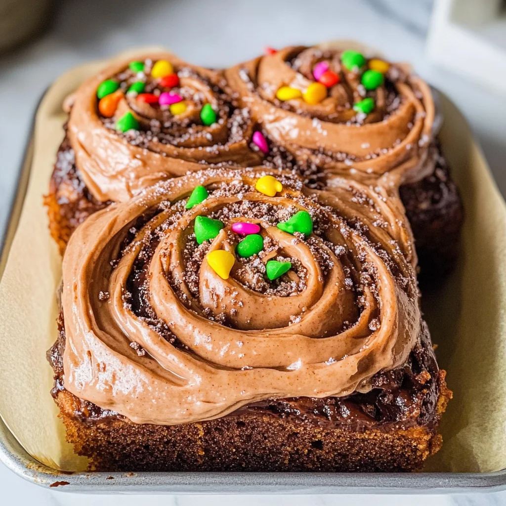 Chocolate Orange Cinnamon Rolls