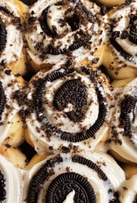 Cookies and Cream Cinnamon Rolls