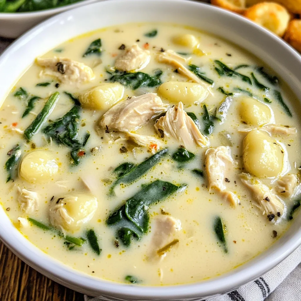 Copycat Olive Garden Chicken Gnocchi Soup