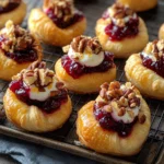 Cranberry Cream Cheese Crescent Bites