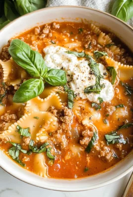 Easy Creamy Lasagna Soup