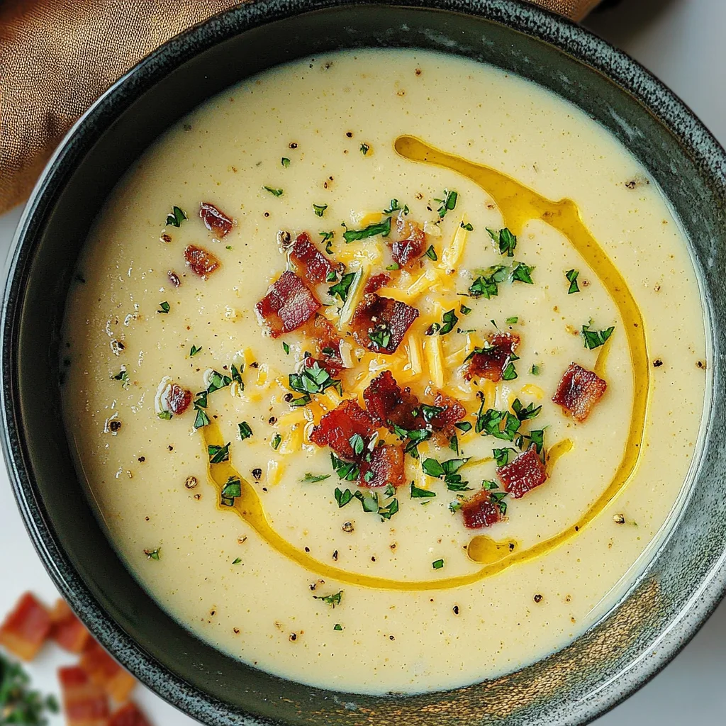 Easy Roasted Garlic Soup