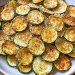 Garlic Parmesan Air Fryer Zucchini Chips