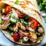 Mediterranean Chicken Wraps