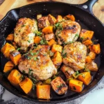 One-Pan Chicken and Sweet Potato Skillet