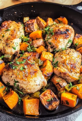 One-Pan Chicken and Sweet Potato Skillet
