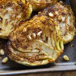 Oven Roasted Garlic Cabbage Steaks