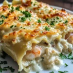 Shrimp Crab Alfredo Roll Ups