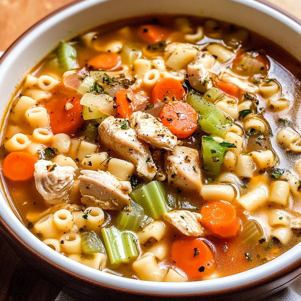 Sicilian Chicken Soup