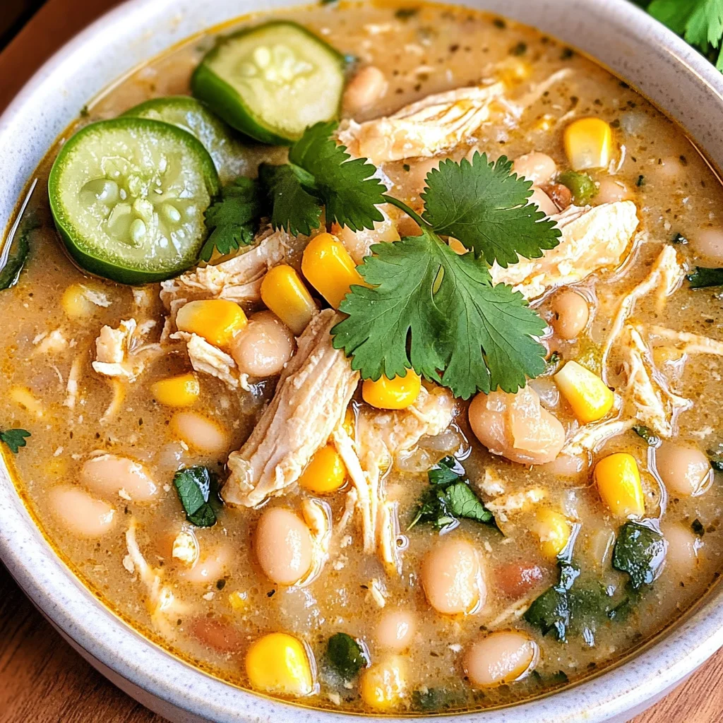 Slow Cooker White Chicken Chili Recipe