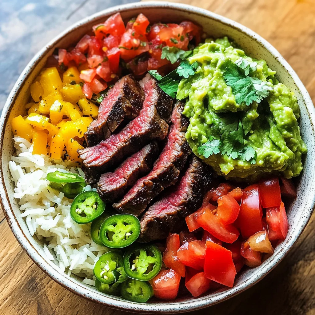 Steak And Rice Bowls