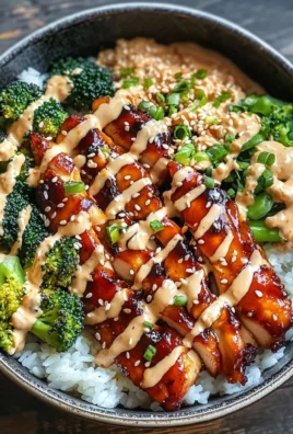 Sticky Chicken Bowls Recipe