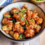 Sticky Sesame Cauliflower