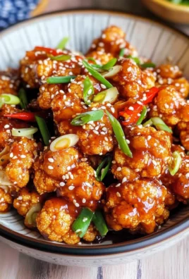 Sticky Sesame Cauliflower