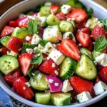 Strawberry Cucumber Salad