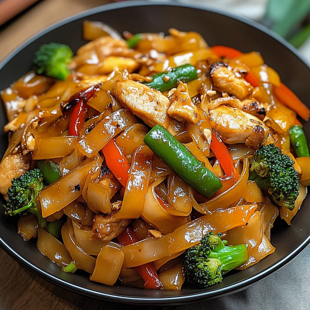 Street Style Thai Drunken Noodles