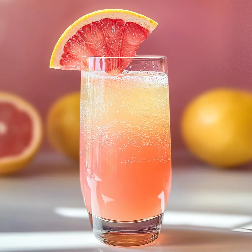 Sunrise Grapefruit Cocktail