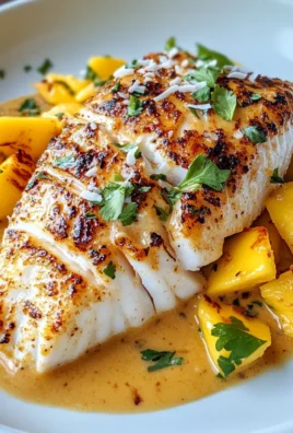 Tropical Grouper with Spicy Coconut-Ginger Sauce