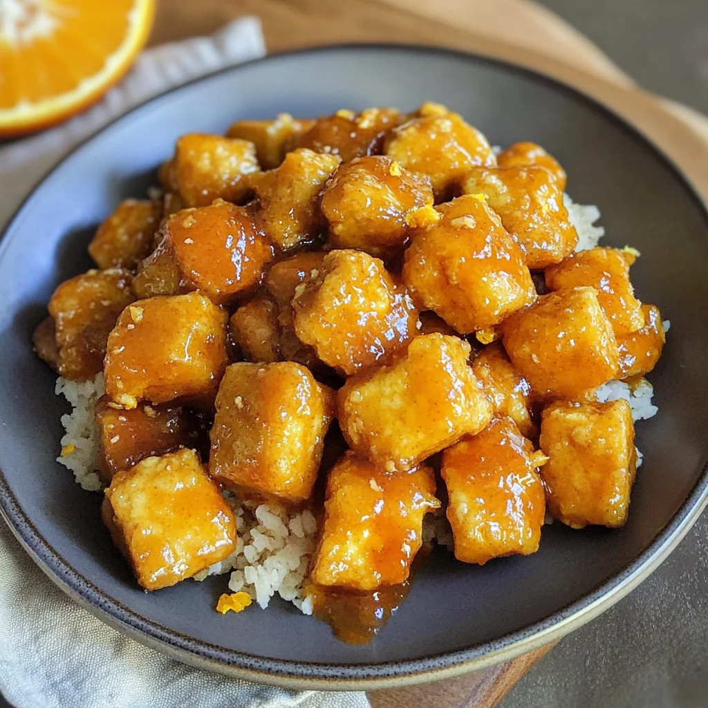 Vegan Orange Chicken (Tofu)