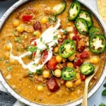 Vegan White Chickpea Chili