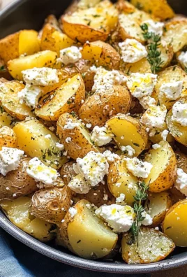 Baked Feta Potatoes with Lemon