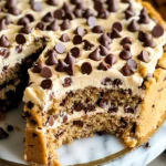Chocolate Chip Cookie Cake Recipe with Buttercream Frosting
