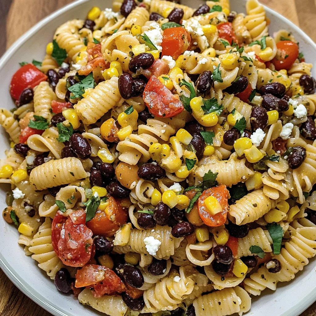 Cowboy Caviar Pasta Salad
