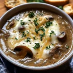 Creamy French Onion and Mushroom Soup