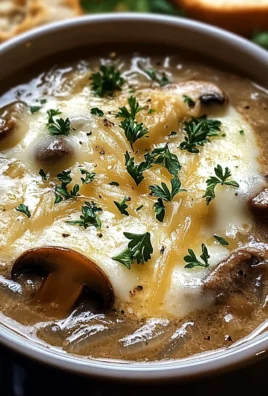 Creamy French Onion and Mushroom Soup