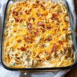 Creamy Southern Spaghetti Bake