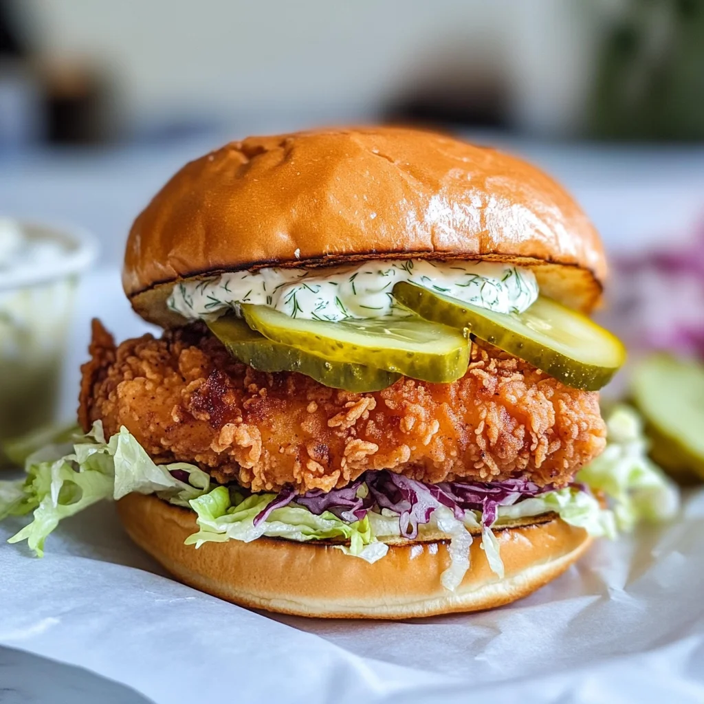 Crispy Dill Chicken Sandwich