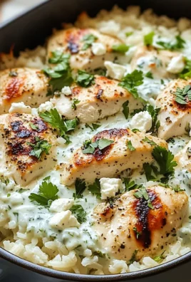 Dump-and-Bake Chicken Tzatziki Casserole