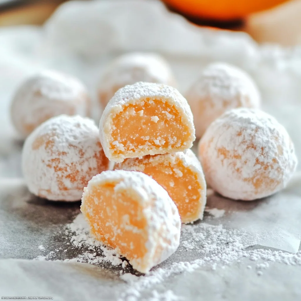 Easy Orange Creamsicle Truffles
