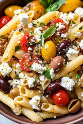 Greek Pasta with Feta and Olives (25-Minutes)