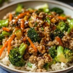 Ground Turkey Teriyaki Stir Fry