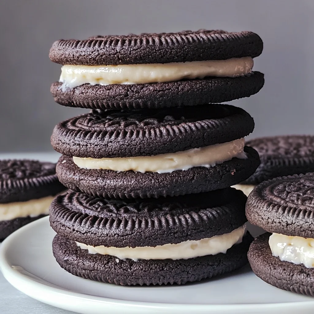 Homemade Oreo Cookies