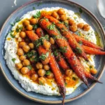 Honey Harissa Carrots With Whipped Feta