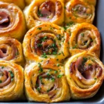 Hot Ham and Cheese Pinwheels