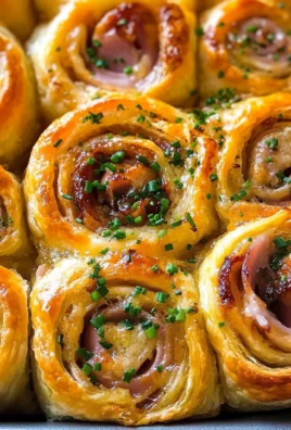 Hot Ham and Cheese Pinwheels
